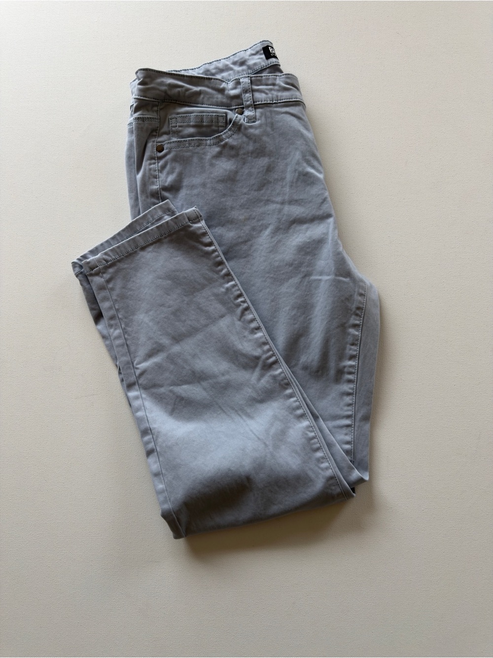 Buffalo David Bitton Light Gray Casual Pants Size 10/30" Inseam (E4)